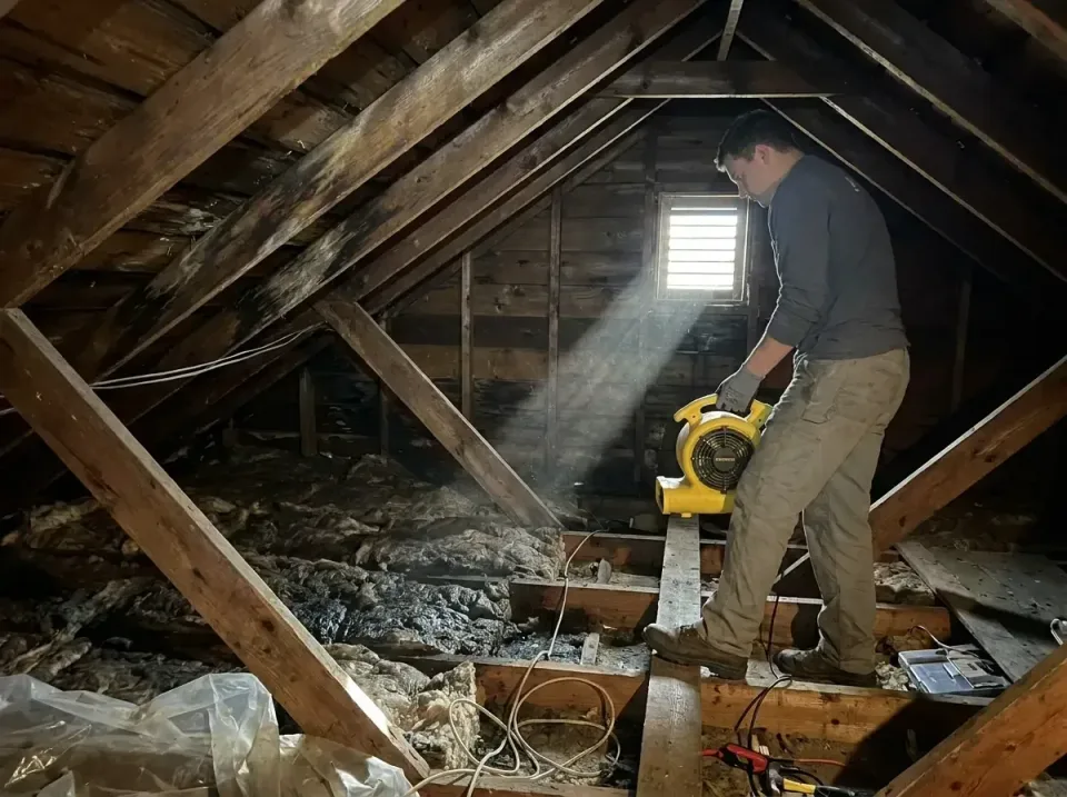 attic-water-damage-drying-proc-007 — frequently asked questions, Emergency Water Extraction & 24/7 Flood Response in Le Clai…